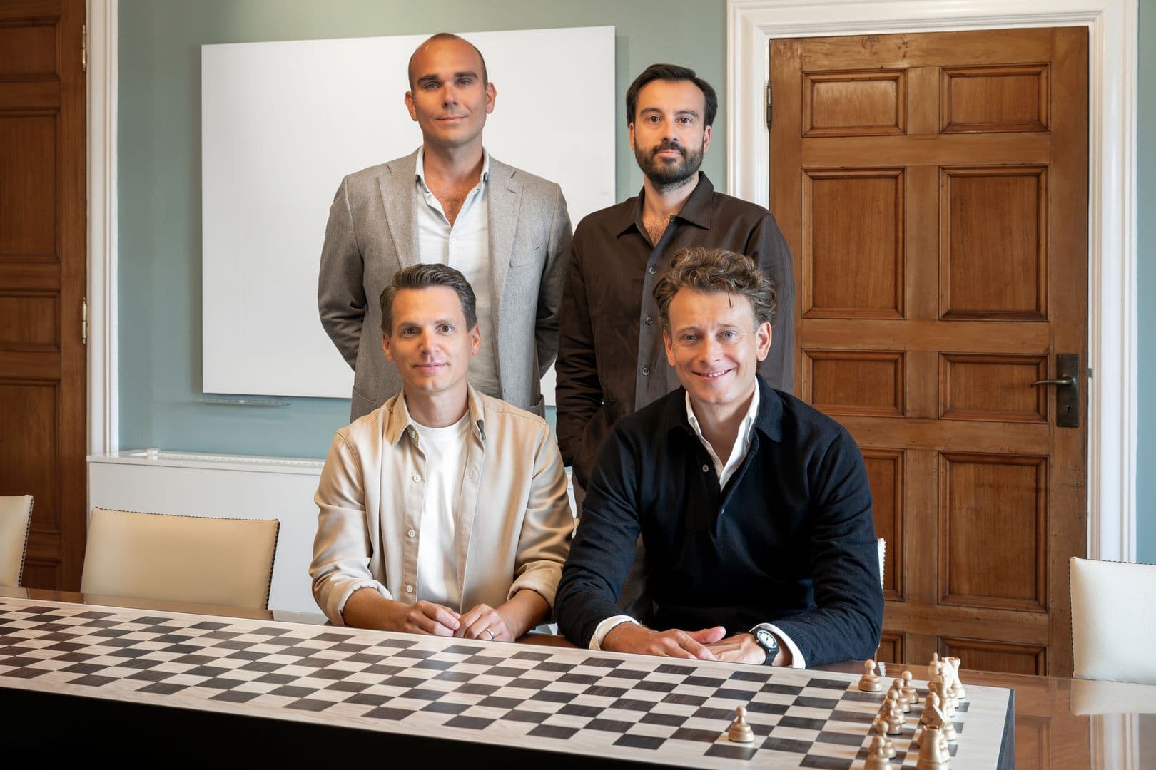 From the upper left: Ingemar Sjögren (Co-Founder & Board Director), Sebastian Andreescu (Co-Founder & Board Director), Niklas Bothén (CEO) & Erik Malm (Co-Founder & CTO)